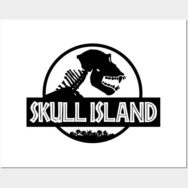 KING KONG 1933 SKULL ISLAND - Jurassic parody Wall Art by ROBZILLA